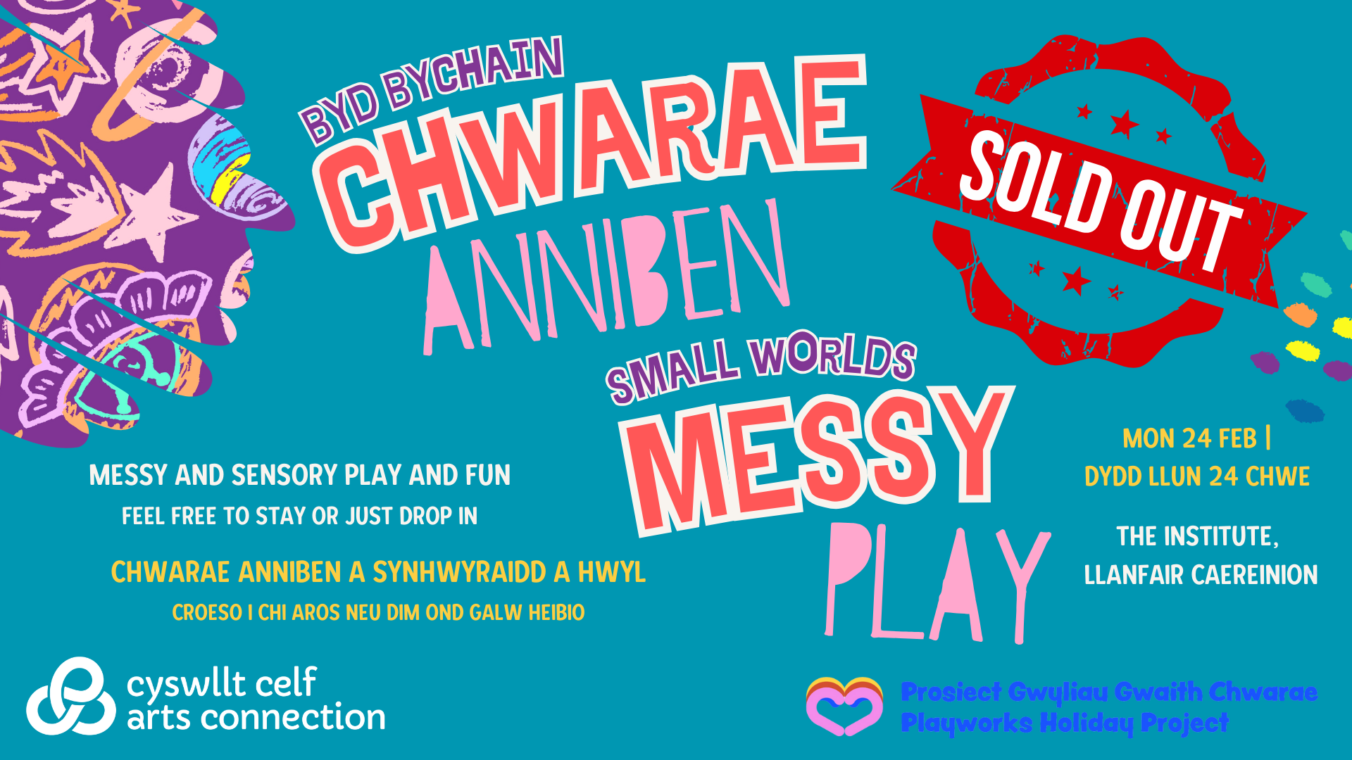 small worlds messy play llanfair sold out