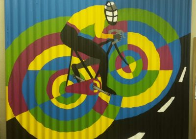 Geraint Edwards SoniaCycleMural