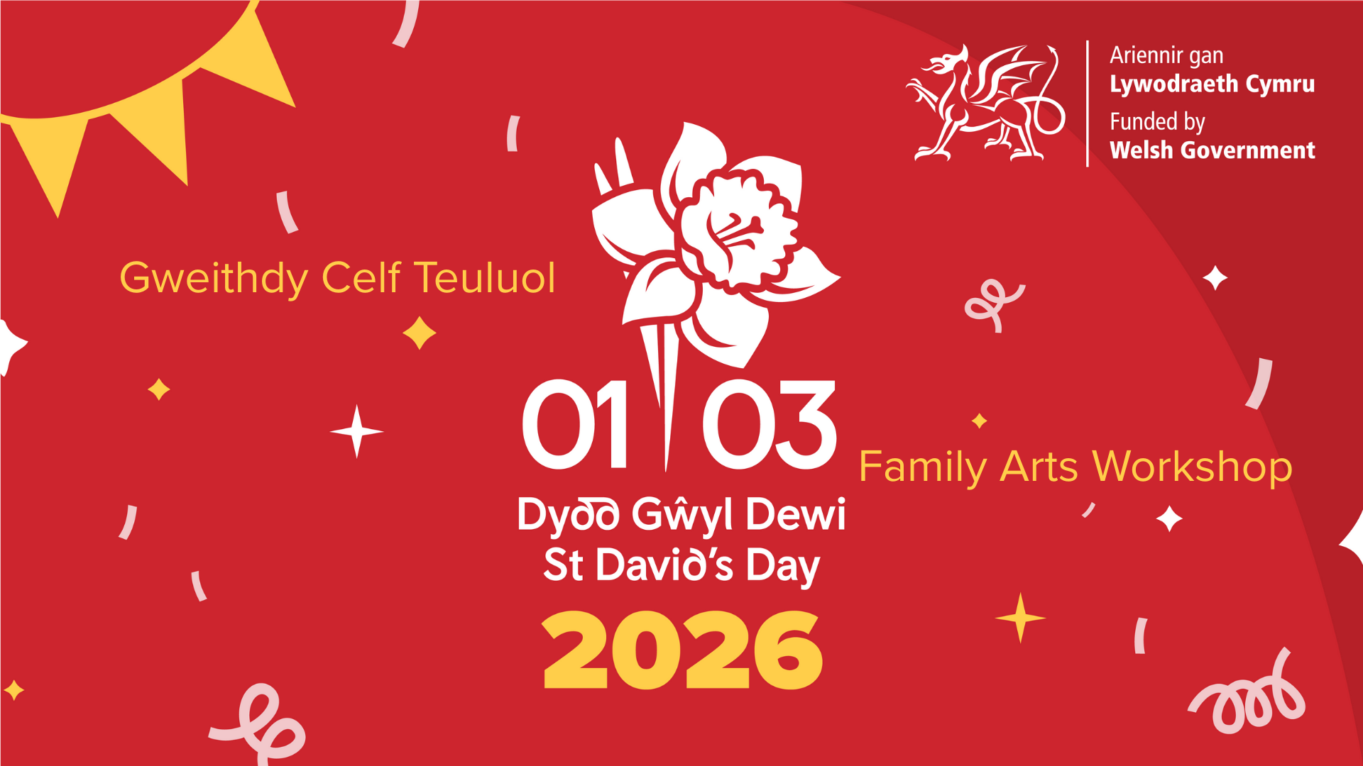 Family Arts Workshop Gweithdy Celf Teuluol